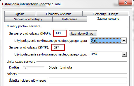 Microsoft Outlook 2010 lub 2013 - konfiguracja konta pocztowego