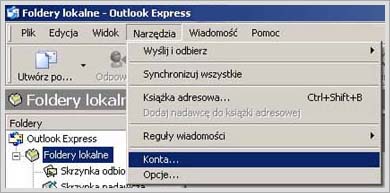 Outlook Express - konfiguracja konta pocztowego