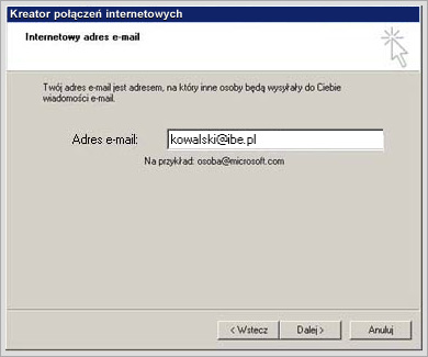 Outlook Express - konfiguracja konta pocztowego