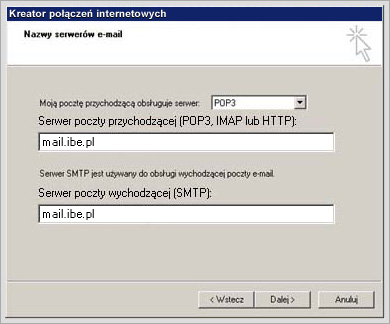 Outlook Express - konfiguracja konta pocztowego